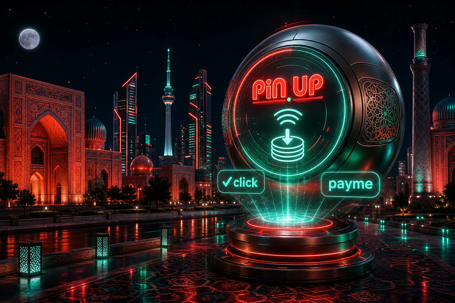 Интерфейс мобильного PIN UP с оплатой